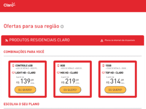 Conheça as Vantagens da Claro/Net Combo